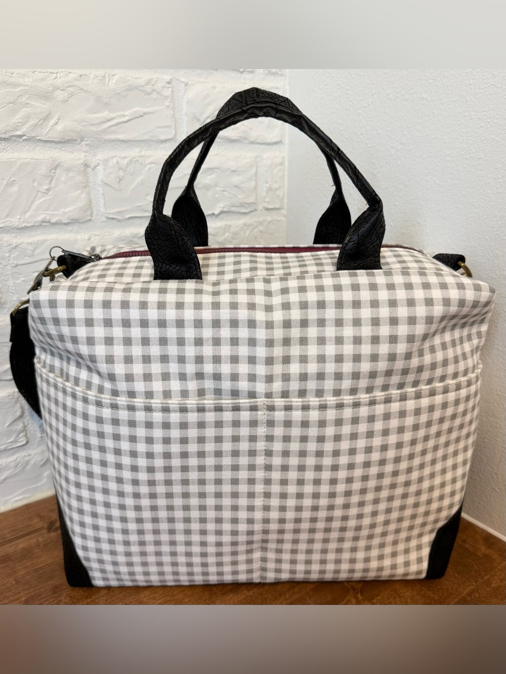 RSD Poppi Pro Grey Gingham Ruby Zip Silence Lining Like New
